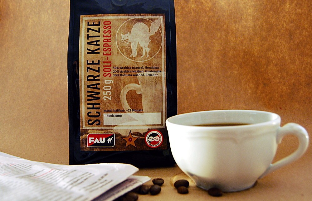 „Schwarze Katze“, Soli-Espresso für die Föderation gewerkschaftlicher Kollektivbetriebe